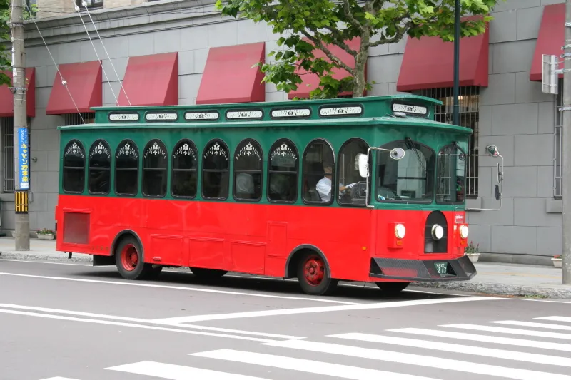 小樽の観光名所を循環しているおたる散策バス