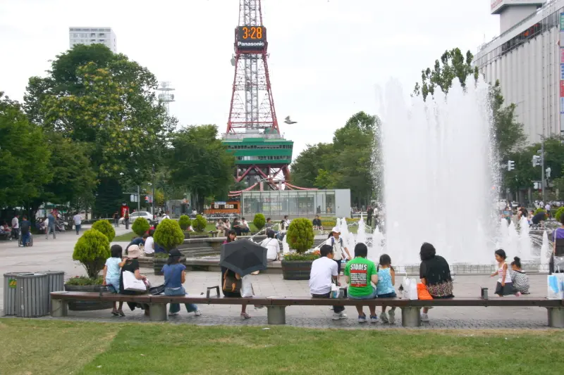 札幌市民の憩いの場であり観光客にも人気の公園