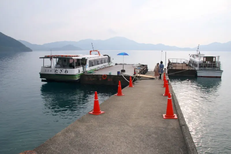 遊覧船乗り場があり田沢湖観光の中心的な場所