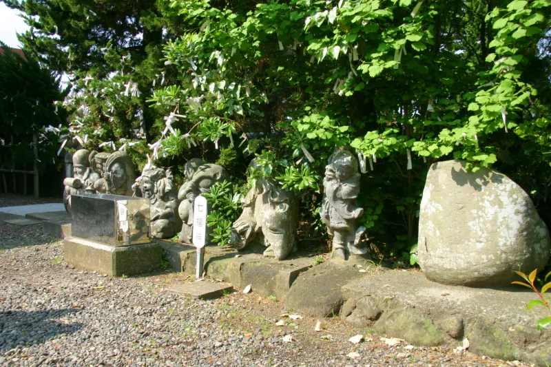 名工と呼ばれた武田石翁が造った七福神像