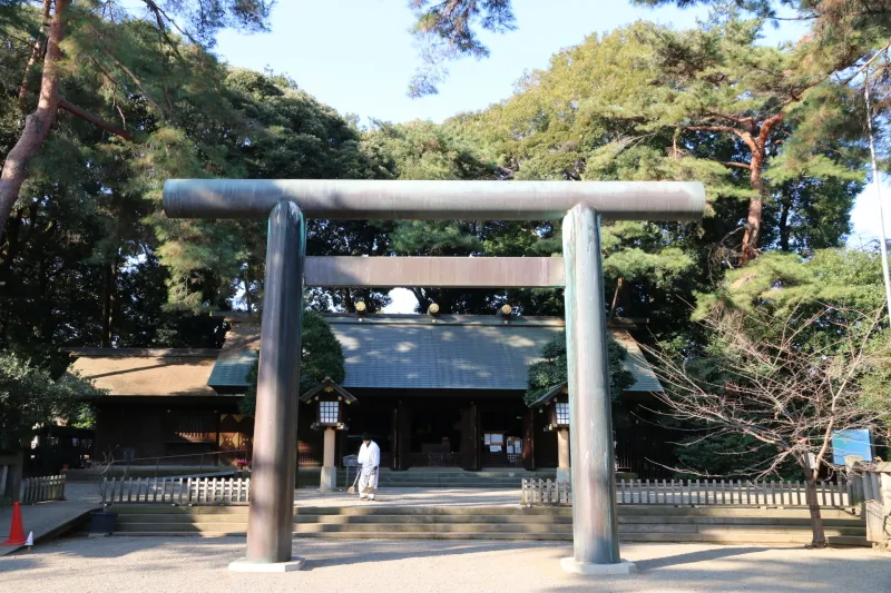 大宮公園のすぐ近くにある埼玉縣護國神社