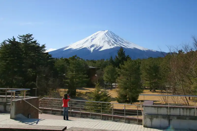 世界遺産センターからの富士山