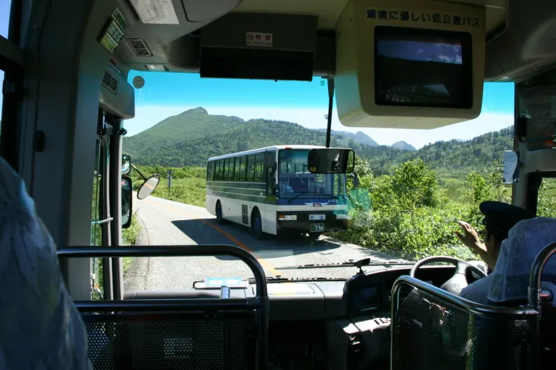 アルペンルートの立山高原バス