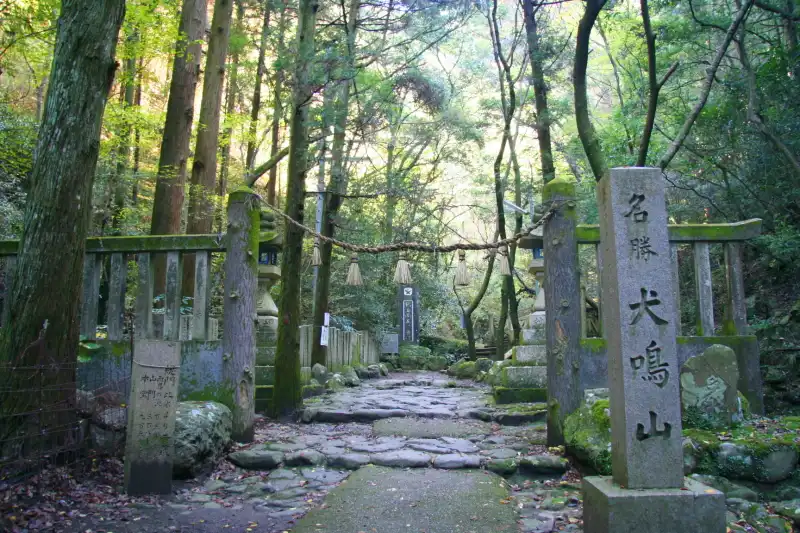 犬鳴山の参道