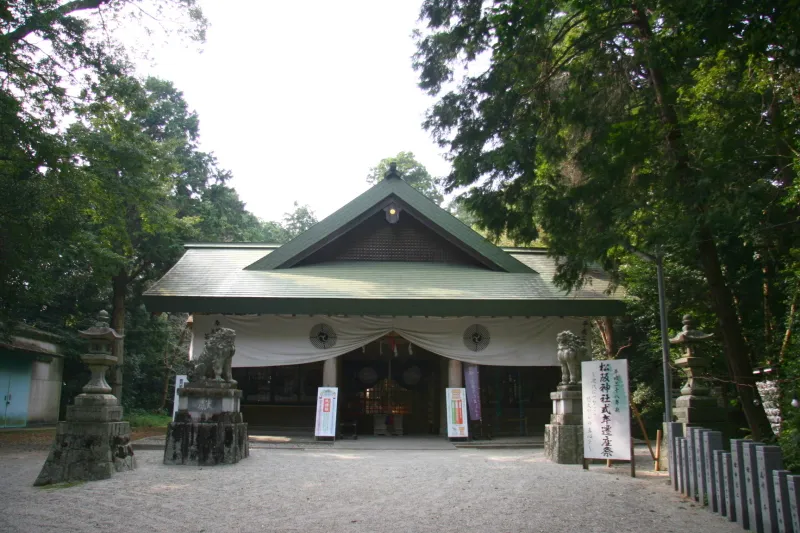 松阪城の南側に位置している松阪神社