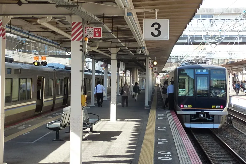 大阪方面からもアクセスの良いＪＲ東海道本線
