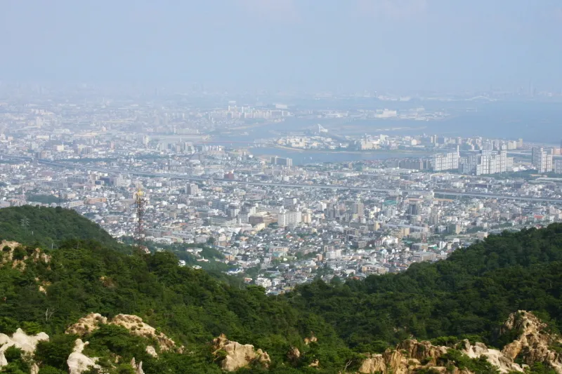 尼崎市内から大阪湾まで見渡せる展望スポット