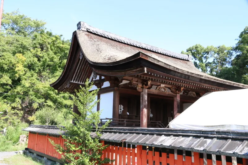 鎌倉時代初期に建設された国の重要文化財に指定される本殿