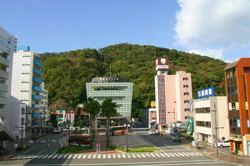 徳島市内から眺める眉山