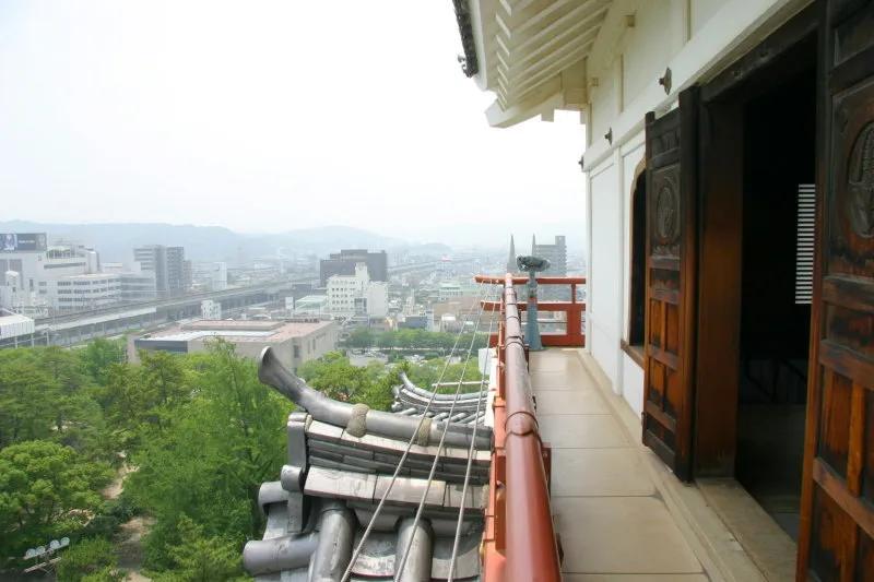 最上階フロアは３６０度の景色を眺められる展望台