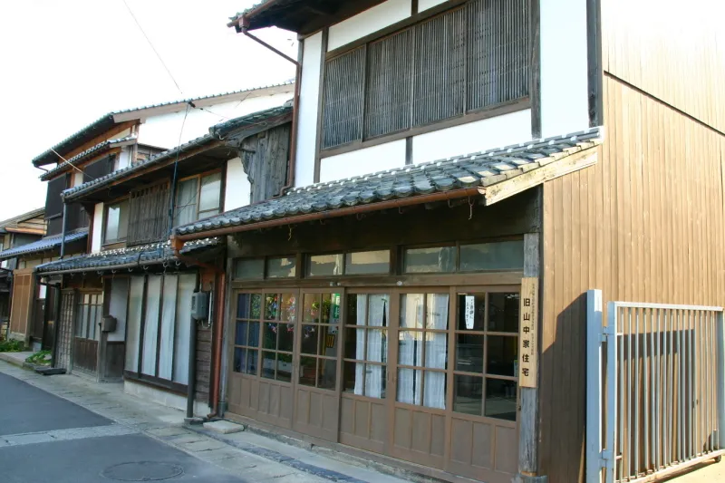 昭和初期に建てられ、一般公開されている旧山中家住宅 