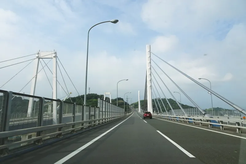 新尾道大橋は自動車専用の西瀬戸自動車道