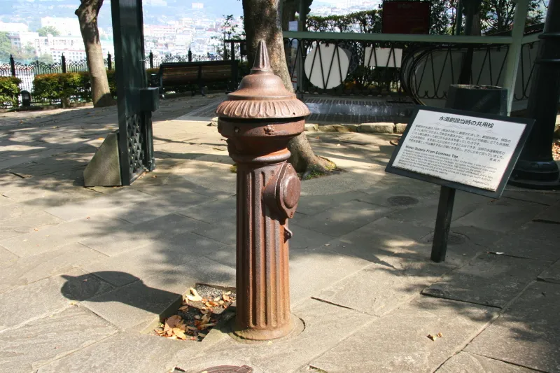 １８９１年の水道創設当時に使用されていた共用栓 