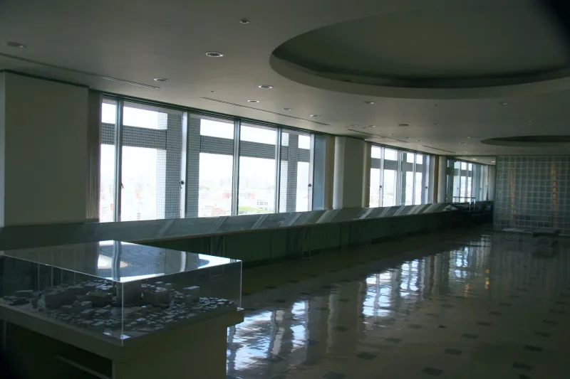 一般開放されている県庁１４階にある展望室