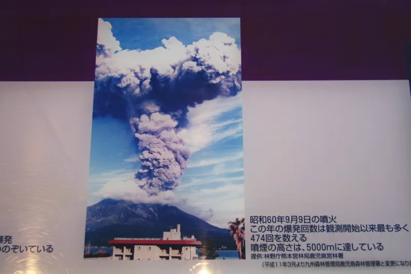 噴煙が上空５０００ｍに達した１９８５年の大噴火