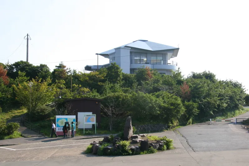 桜島の展望スポットとなっている湯之平展望所