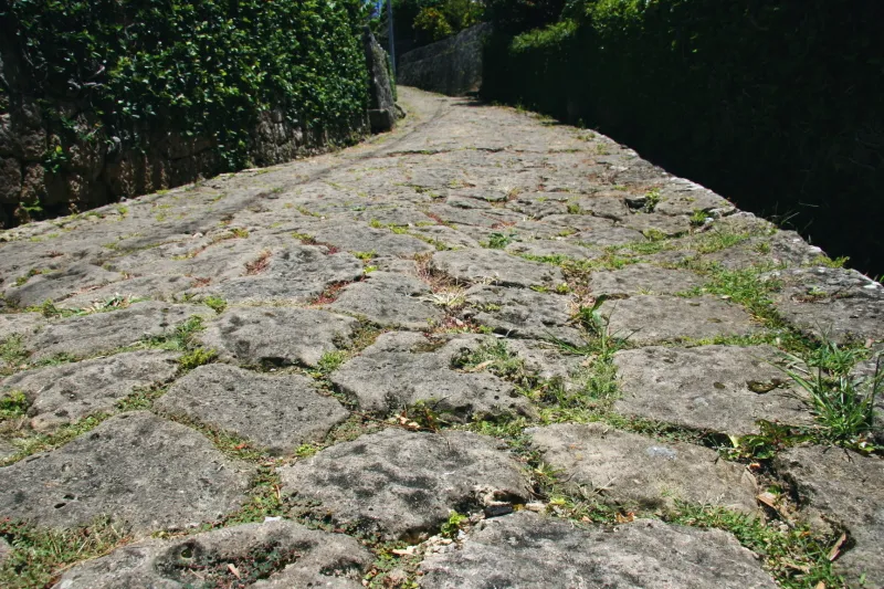 ５００年の間、雨風に耐えてきた琉球石灰岩