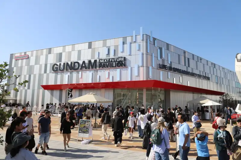 ガンダムを通して未来の宇宙を紹介するGUNDAM NEXT FUTURE PAVILION