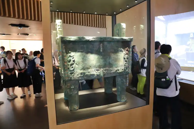 普段、日本では見ることのできない古代文明の出土品を展示(レプリカ)
