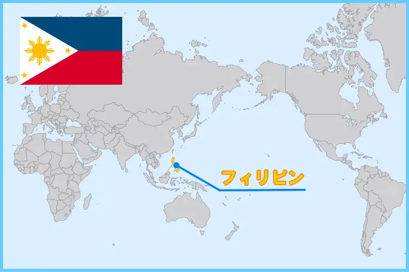 美しい西太平洋で多数の島々が点在するフィリピン