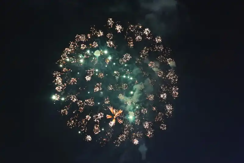 万博花火を眺められる大屋根リングの芝生エリア