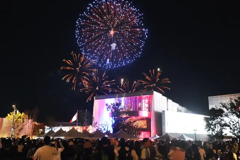 エンパワーリングゾーンから眺める花火