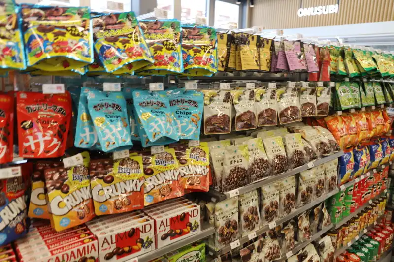 チョコレートやお菓子もあるため、持参しなくても気軽に購入可能