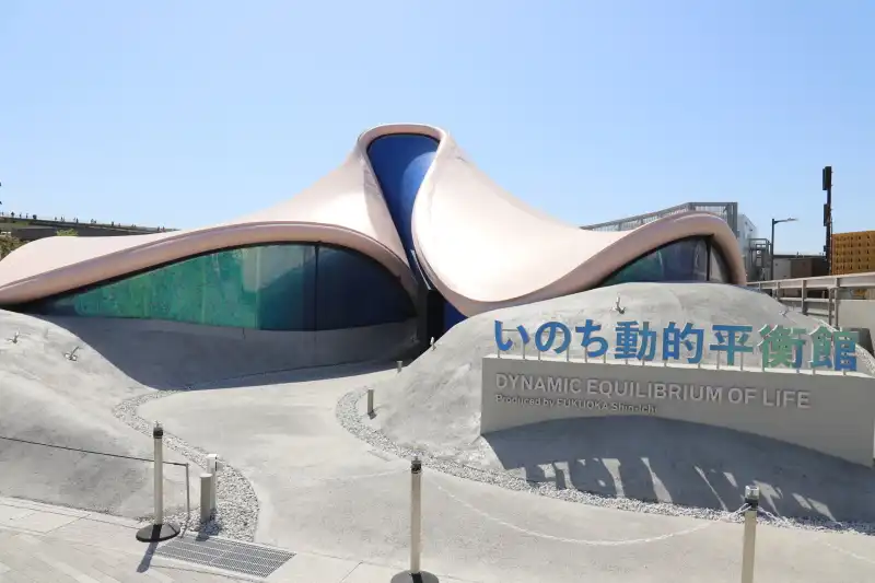 生命を宿しているような特徴で設計された、いのち動的平衡館