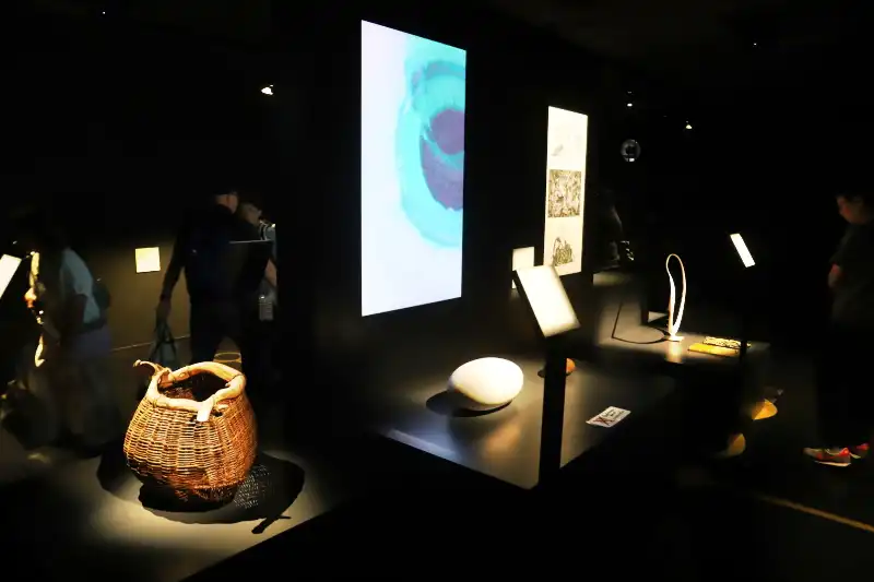 アイルランドの伝統や文化を紹介する展示フロア