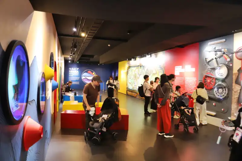 様々な遊びのコンテンツがそろい、子どもたちに人気のパビリオン