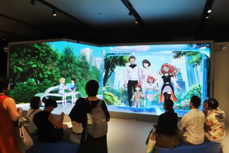 医療や再生技術が発展した、未来の世界をアニメで紹介するコーナー