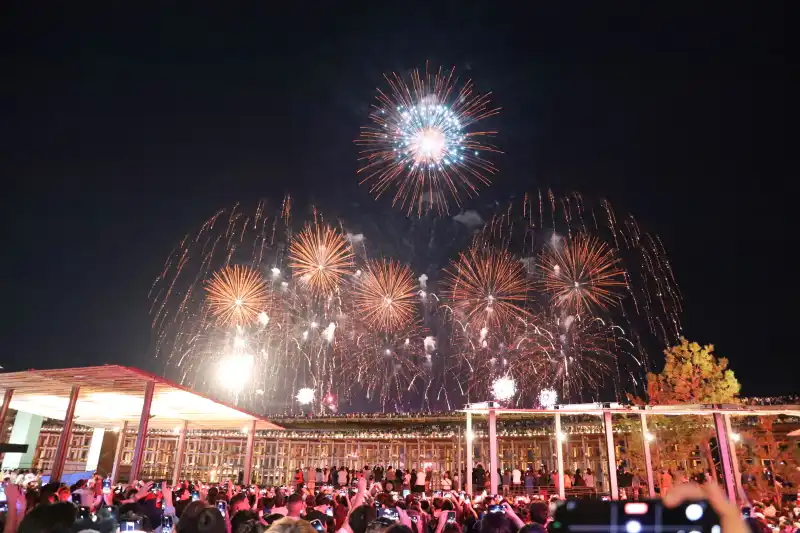 10月13日の万博花火