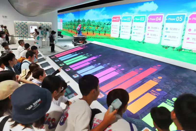 未来の農業体験に参加できる子どもたちに大人気のコーナー