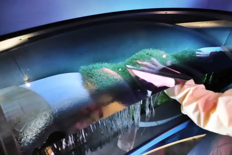 見ただけでなく、色々な素材を触って楽しむコーナー