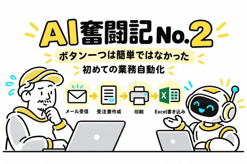 AI奮闘記 No.2　いきなりの実践